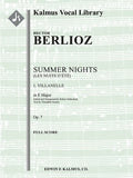 Summer Nights, Op. 7 (Les nuits d'ete): 1. Villanelle (transposed in E) Cover Image