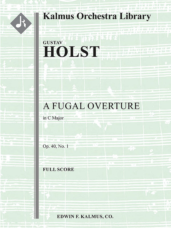 A Fugal Overture, Op. 40, No. 1 Cover Image
