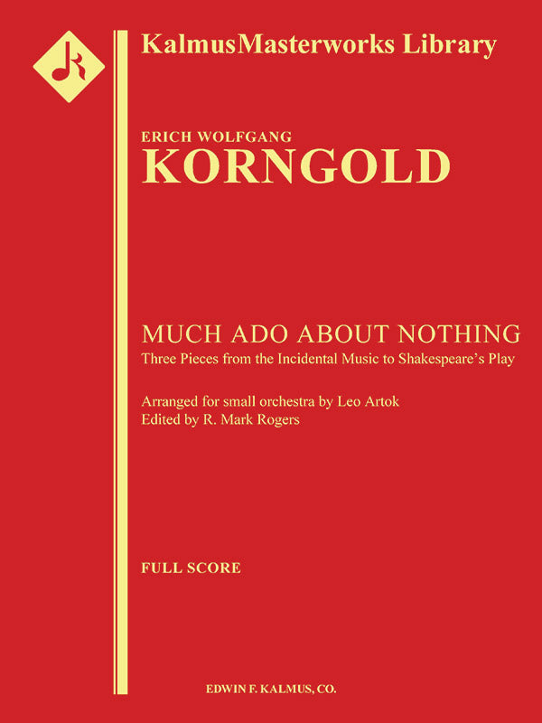 Much Ado About Nothing: Three Pieces for Small Orchestra Cover Image