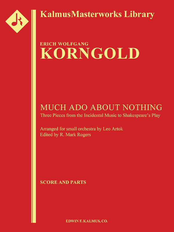 Much Ado About Nothing: Three Pieces for Small Orchestra Cover Image