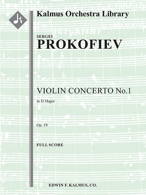 Violin Concerto No. 1, Op. 19 Cover Image