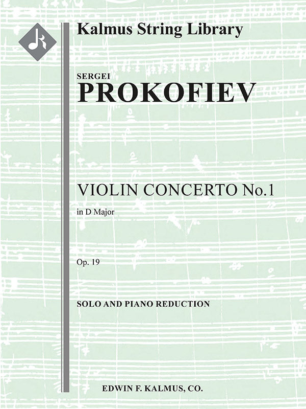 Violin Concerto No. 1, Op. 19 Cover Image