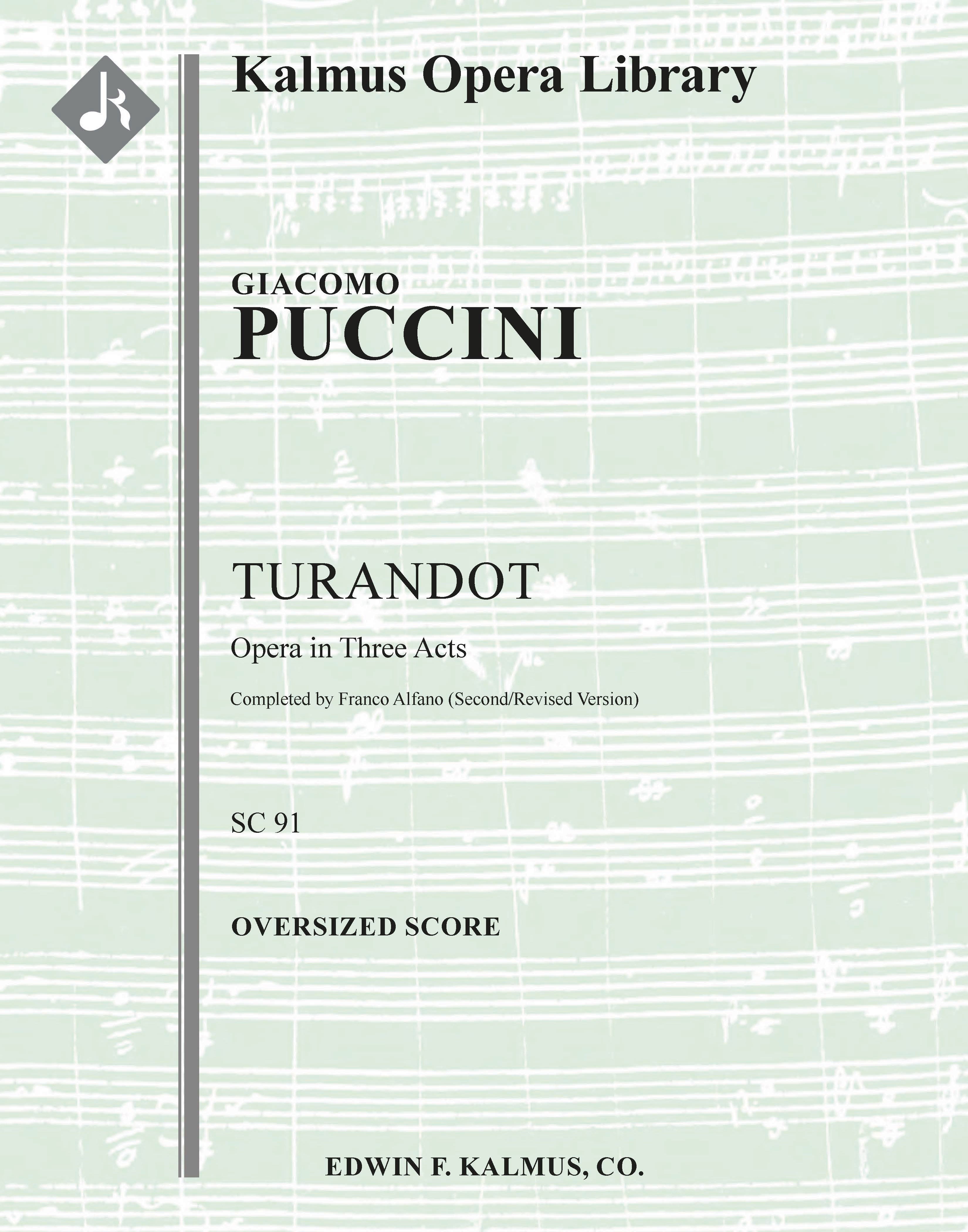 Turandot (Alfano II - Revised Completion) Cover Image