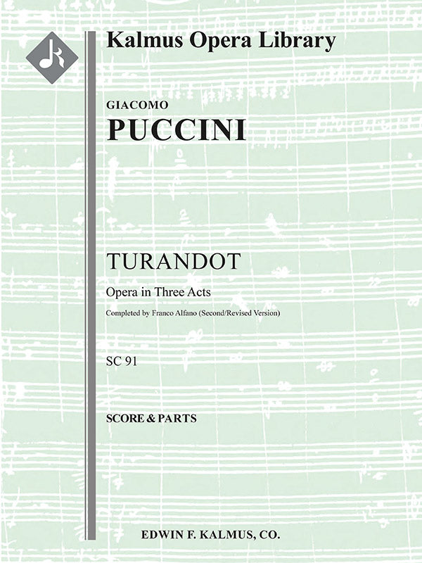 Turandot (Alfano II - Revised Completion) Cover Image