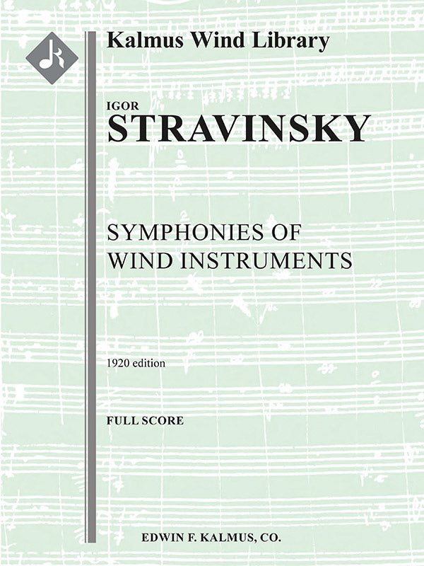Symphonies of Wind Instruments (1920) Cover Image