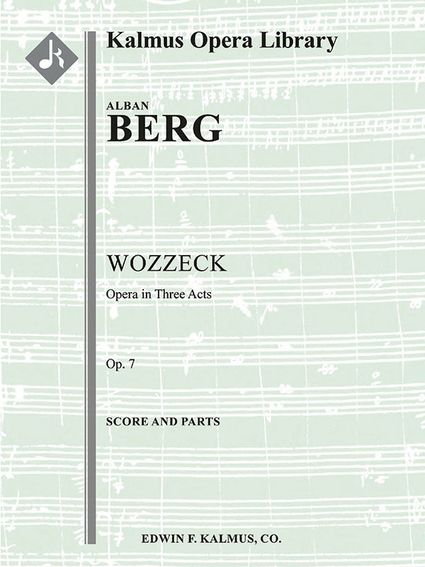 Wozzeck, Op. 7 (Complete Opera) Cover Image