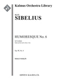 Humoresque No. 6 Cover Image
