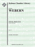 Five Pieces (Fünf Stücke), Op. 10 Cover Image