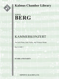Kammerkonzert, Op. 8/ IAB 3 (Chamber Concerto) for Solo Piano, Solo Violin, and Thirteen Winds Cover Image