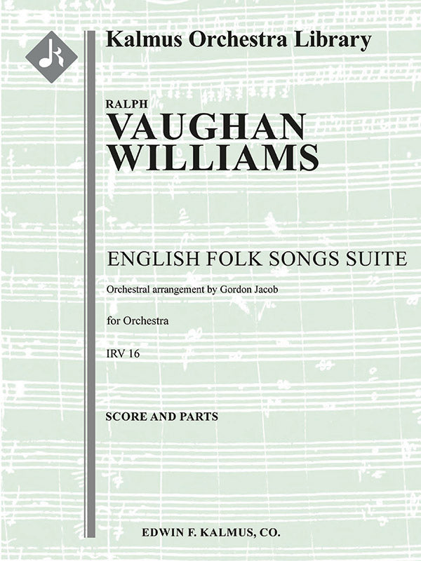 English Folk Songs Suite for Orchestra, IRV 16 Cover Image