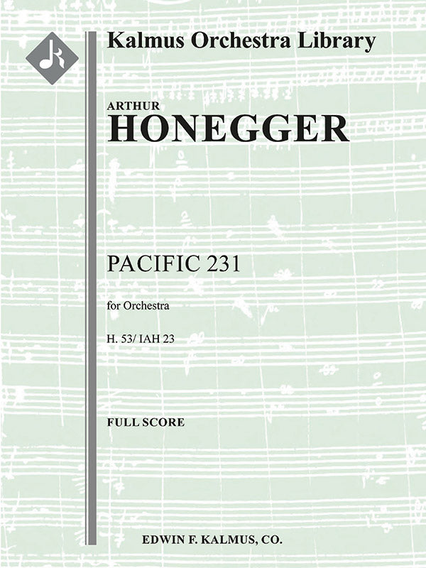 Pacific 231, H. 53 Cover Image