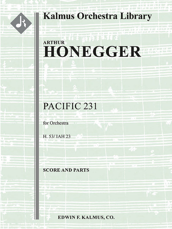 Pacific 231, H. 53 Cover Image