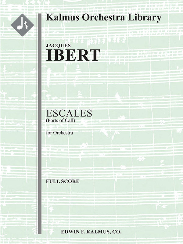 Escales (Ports of Call) for Orchestra Cover Image