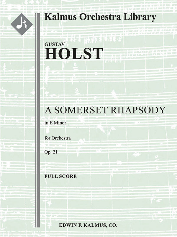 Somerset Rhapsody, A, Op. 21 Cover Image
