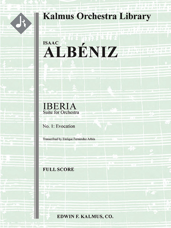 Iberia, Suite for Orchestra, No. 1: Evocation Cover Image