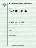 Capriol Suite for String Orchestra Cover Image