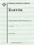 Concerto for Piano No. 1, Sz.83 Cover Image