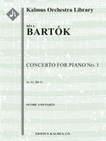 Concerto for Piano No. 1, Sz.83 Cover Image