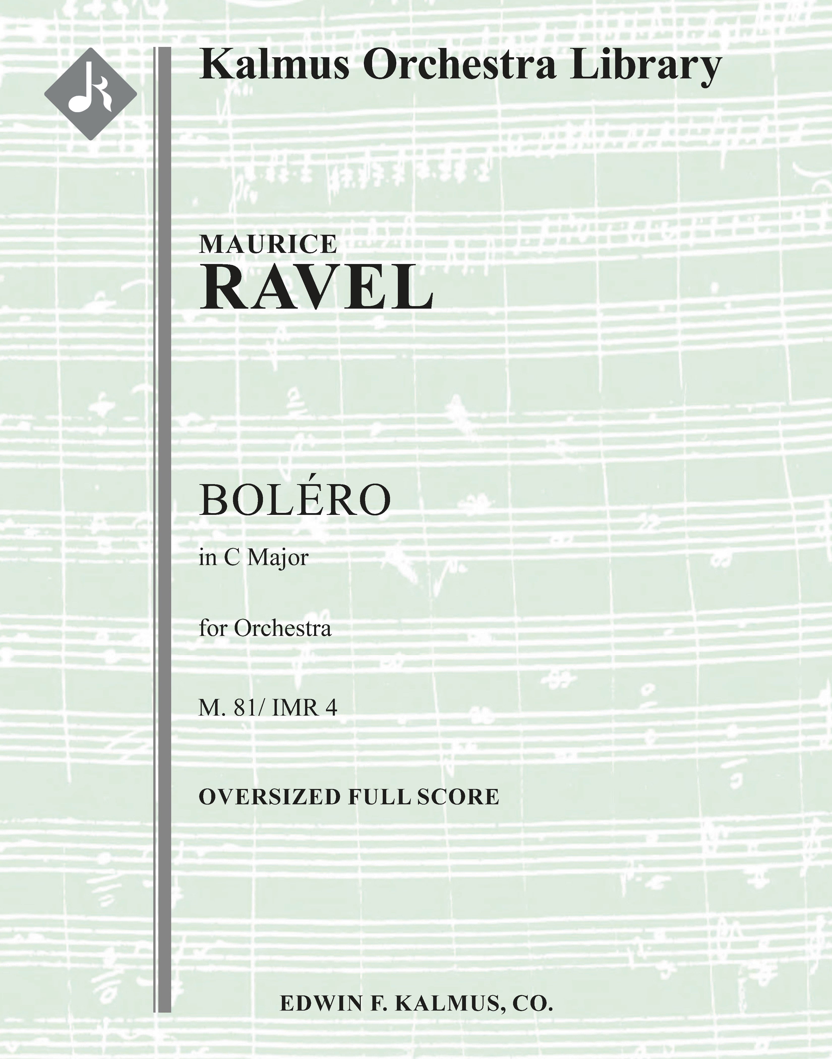 Bolero, M. 81 Cover Image