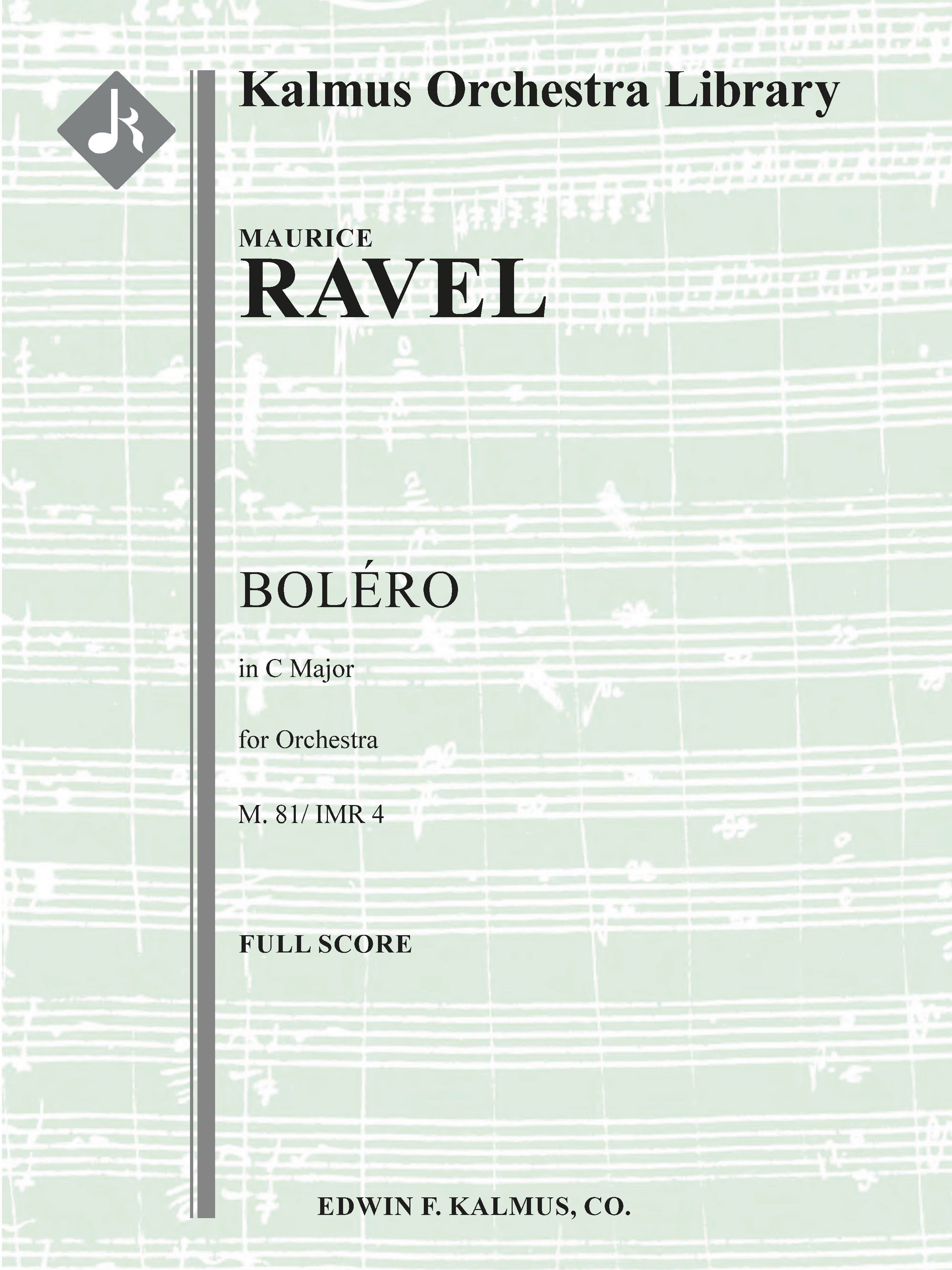 Bolero, M. 81 Cover Image