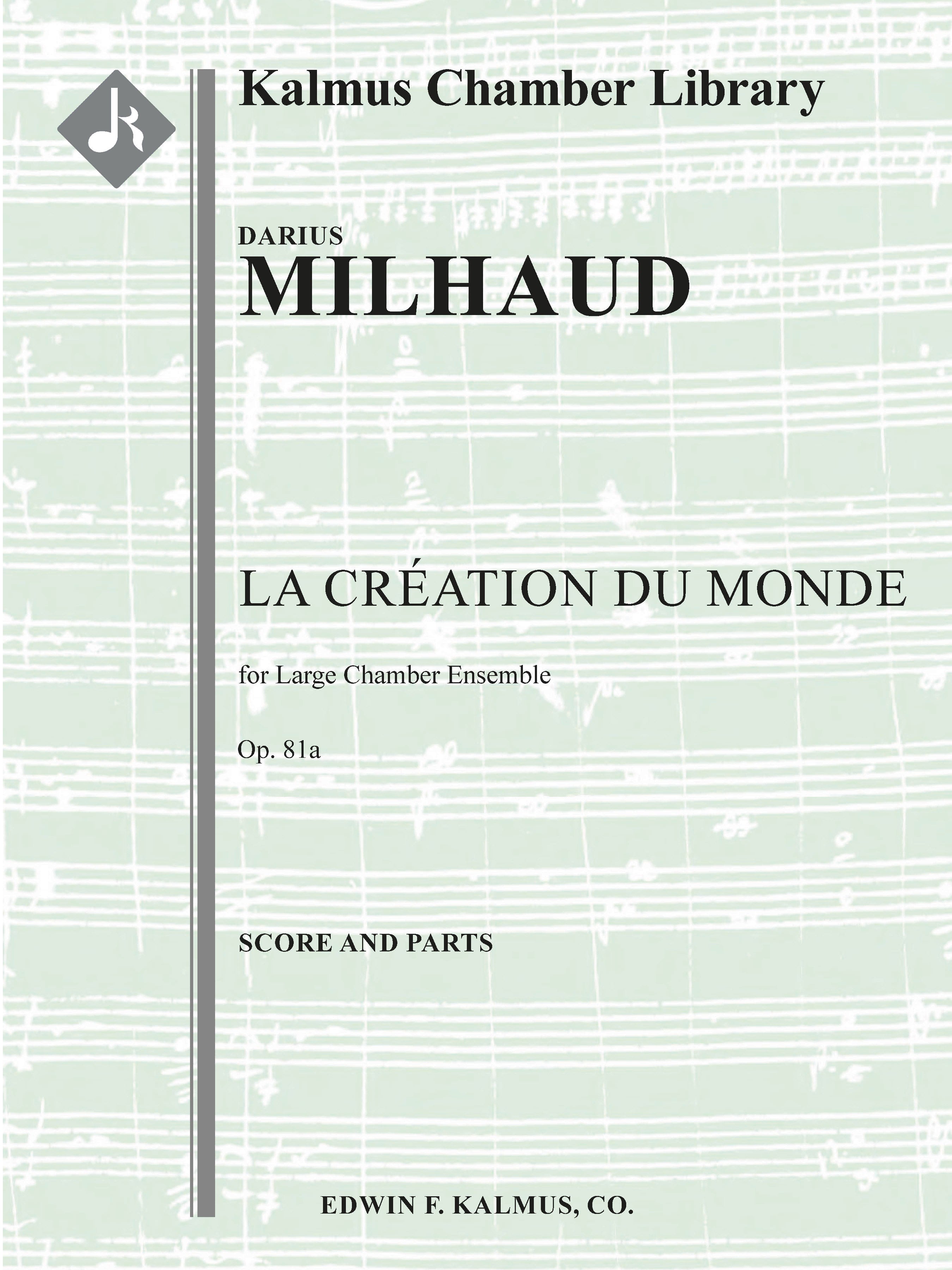 Creation du Monde, La, Op. 81a Cover Image