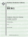 Three Pieces from the Lyric Suite (3 Stücke aus der Lyrischen suite) Cover Image