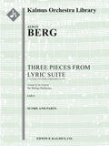 Three Pieces from the Lyric Suite (3 Stücke aus der Lyrischen suite) Cover Image