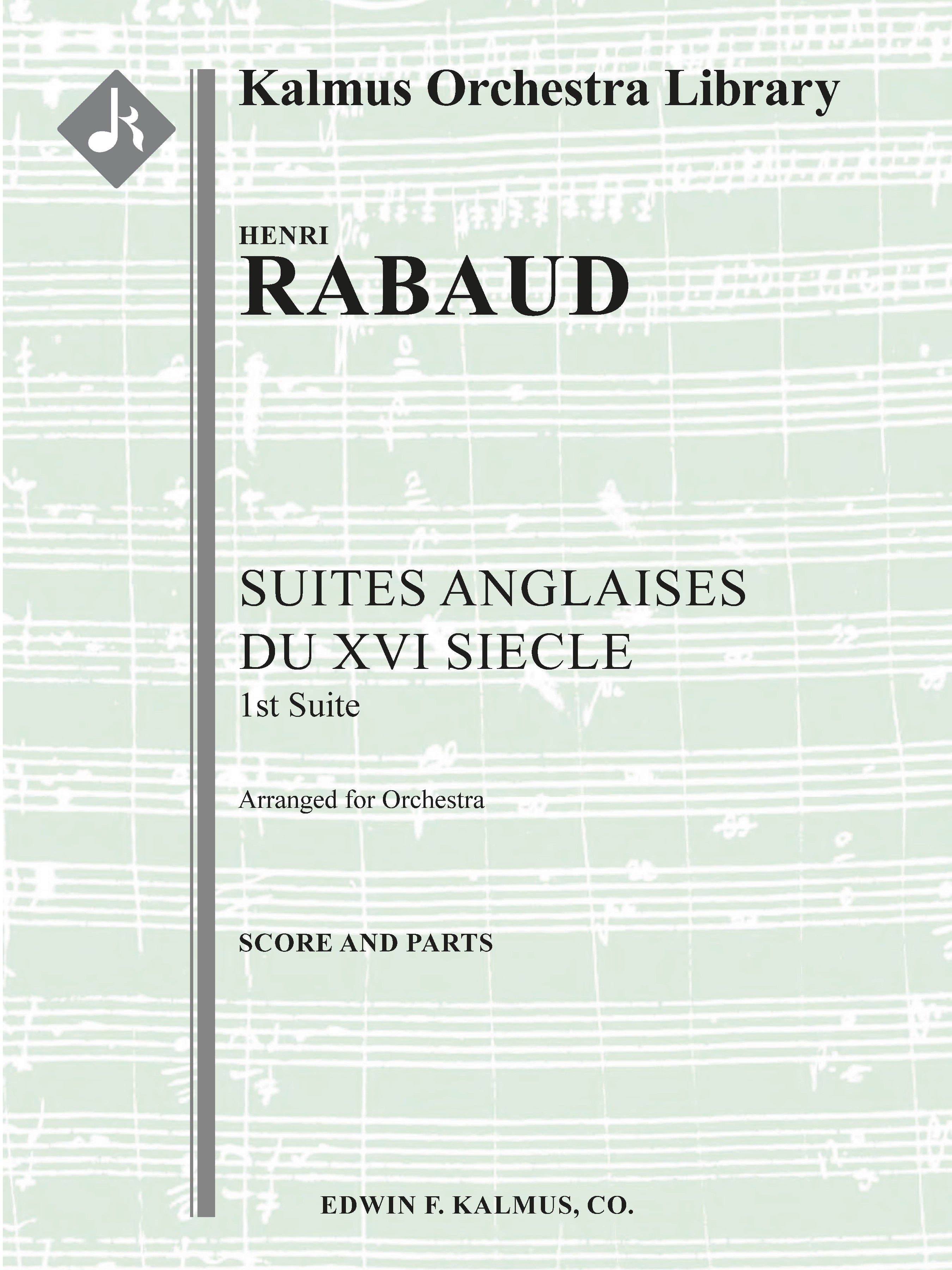 Suites Anglaises du XVI Siecle: 1st Suite Cover Image