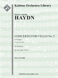 Concerto for Cello No. 2 in D, Op. 101 (Hob.VIIb:2) Cover Image