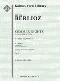 Summer Nights, Op. 7 (Les nuits d'été ): 6. L'isle Inconnue (original key of F) Cover Image