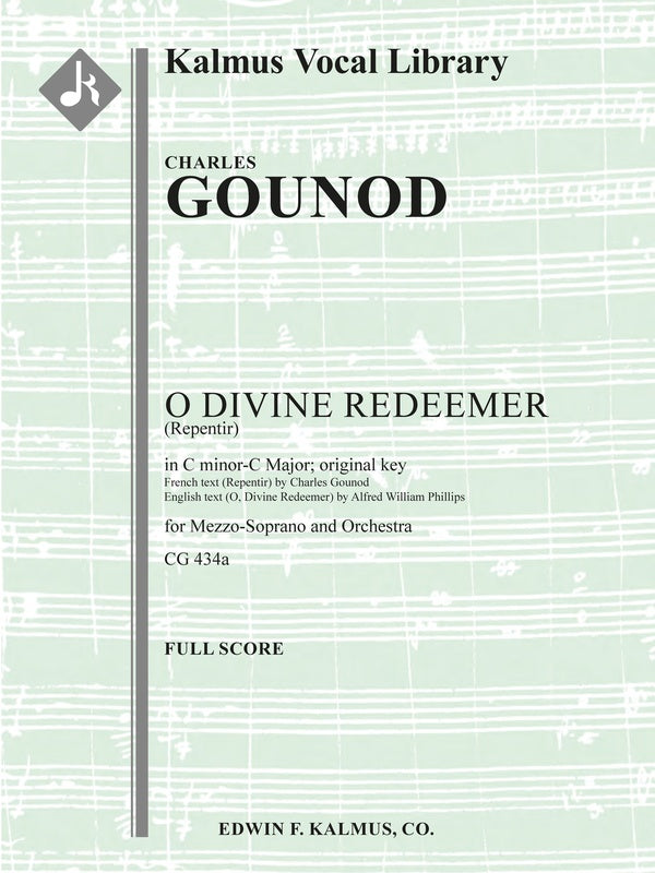 O Divine Redeemer, CG 434a (Repentir) [C minor-C Major; original key] Cover Image