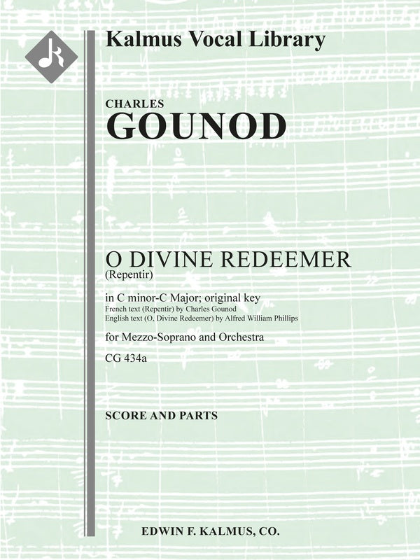 O Divine Redeemer, CG 434a (Repentir) [C minor-C Major; original key] Cover Image