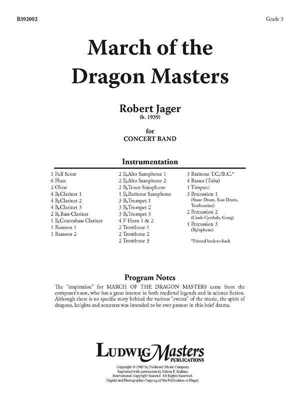 March of the Dragon Masters Cover Image