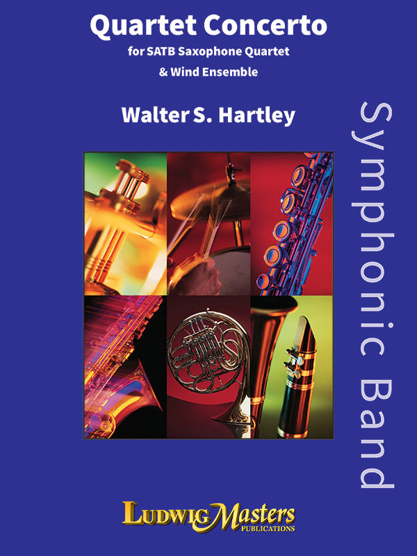 Quartet Concerto for SATB Saxophone Quartet and Wind Ensemble Cover Image