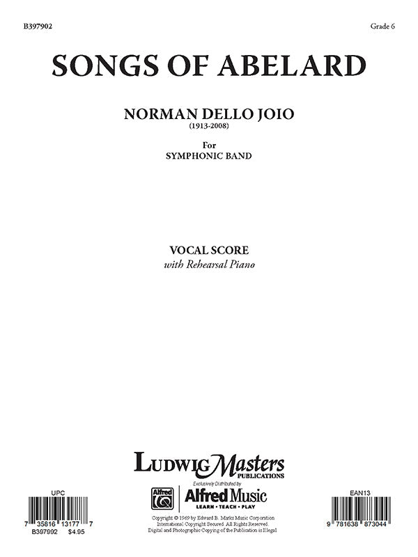 Songs of Abelard for Band and Voice (opt.) Cover Image