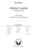 Annie Laurie for Trombone and Brass Band Cover Image
