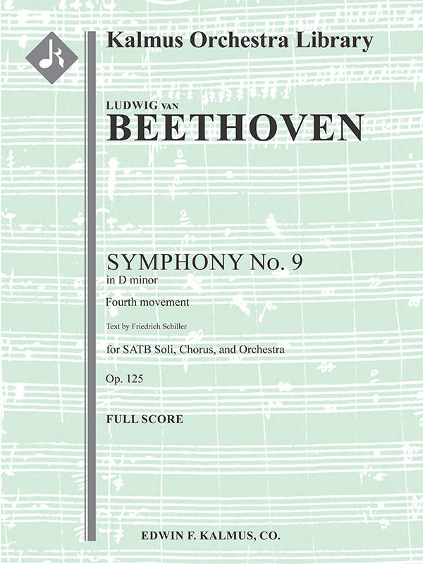 Symphony No. 9 in D minor, Op. 125 'Choral': Movement 4 Cover Image