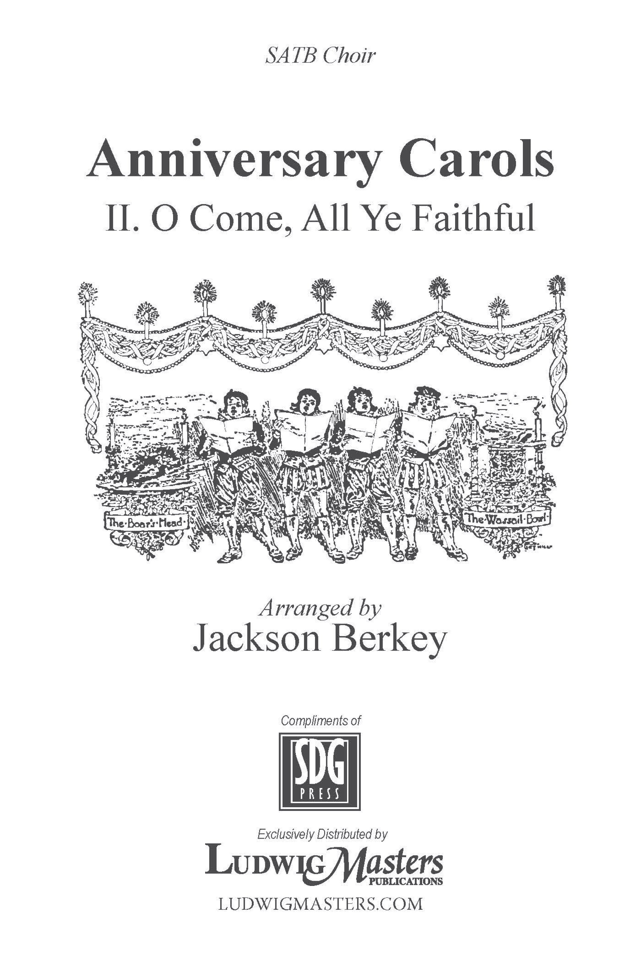 O Come, All Ye Faithful (Anniversary Carols) Cover Image