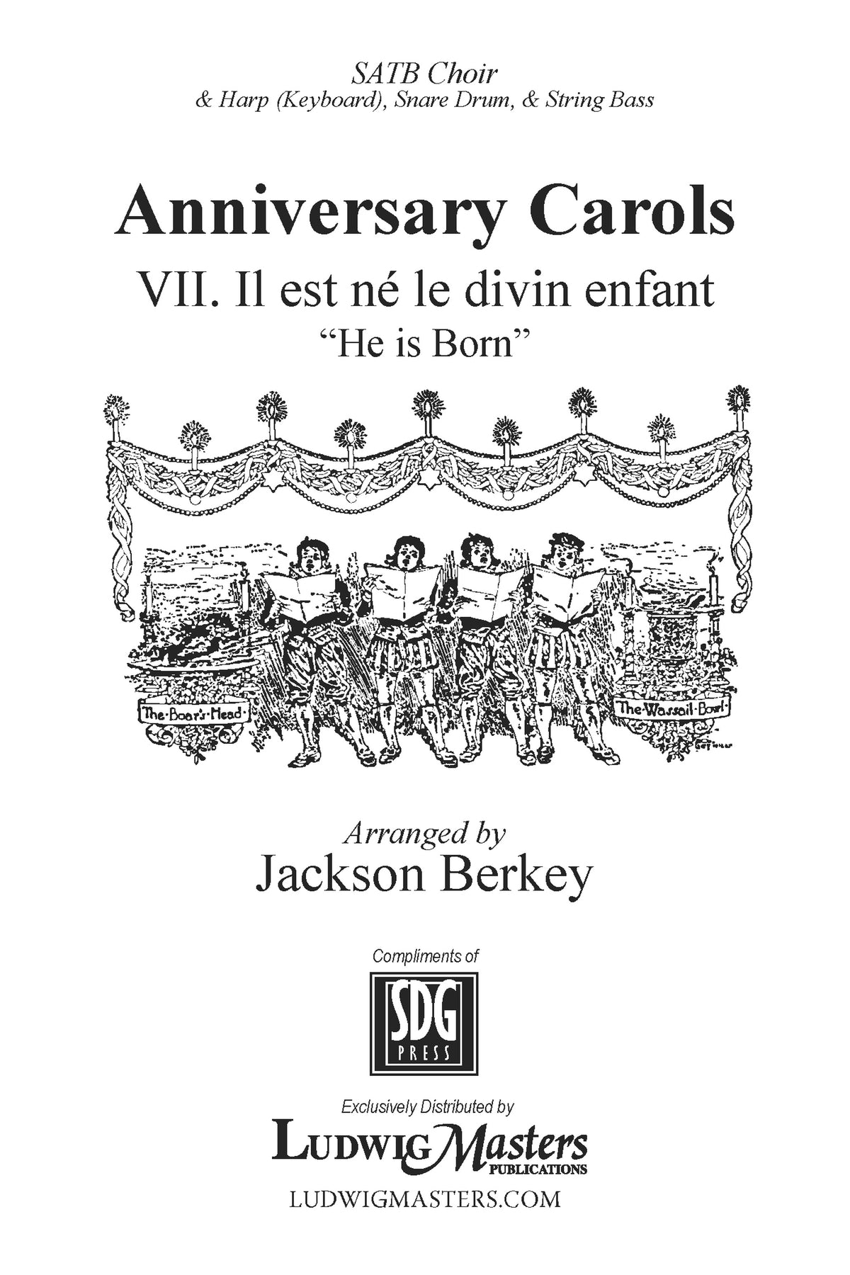 Il Est Ne Le Divin Enfant (Anniversary Carols) Cover Image