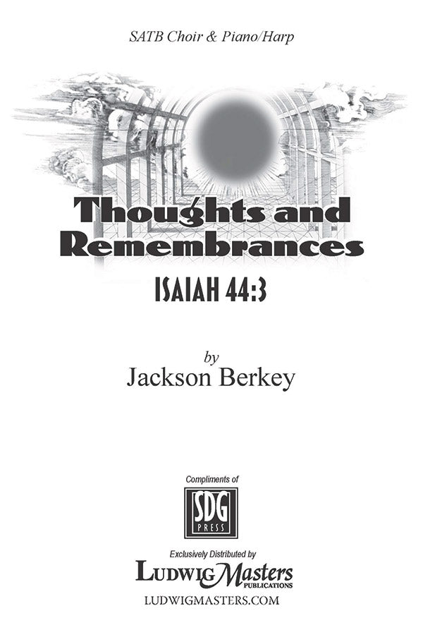 Thoughts & Remembrances: I. Isaiah 44:3 Cover Image