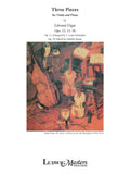 Three Pieces, Ops. 11, 12, & 50 Cover Image