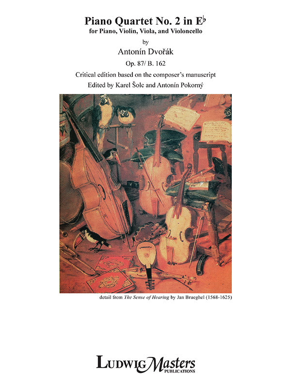 Piano Quartet No. 2 in Eb, Op .87/B. 162 (critical edition) Cover Image