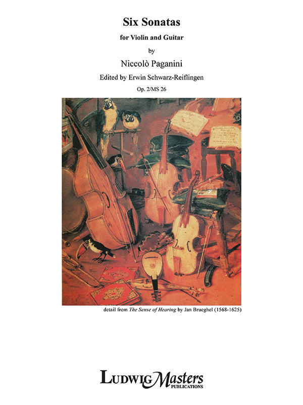 Six Sonatas for Violin and Guitar, Op. 2/MS 26 Cover Image