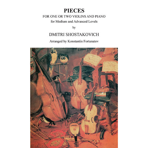 Pieces for One or Two Violins and Piano: for Medium and Advanced Levels Cover Image