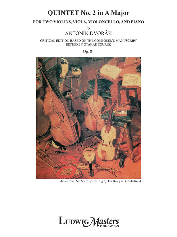 Piano Quintet No. 2 in A Major, Op. 81 (critical edition) Cover Image