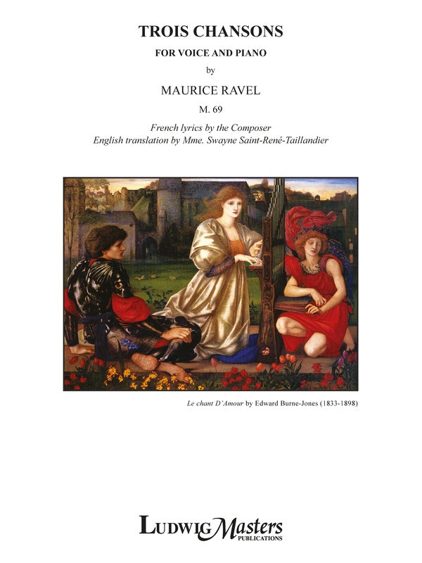 Trois Chansons, M. 69 Cover Image