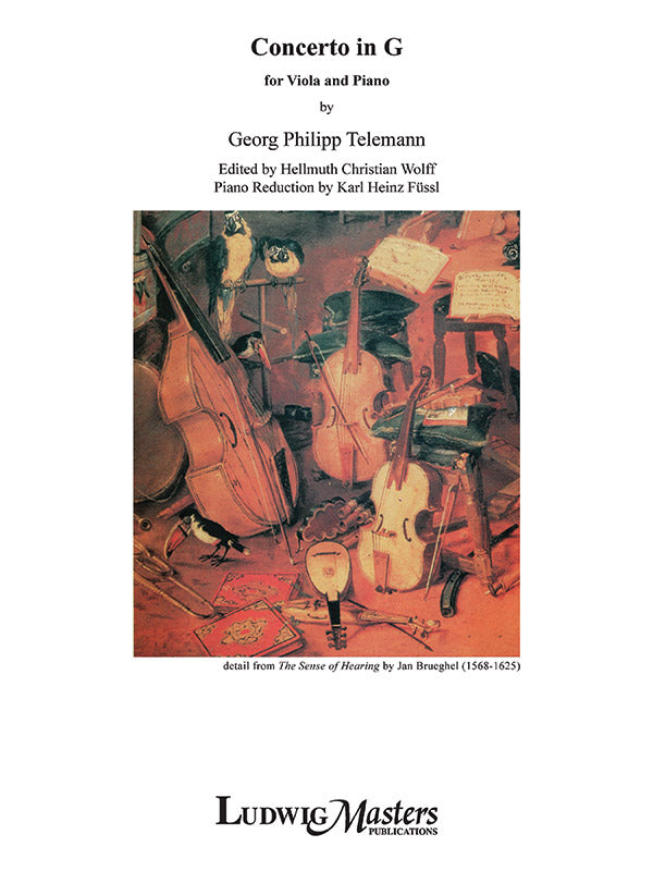Concerto for Viola in G, TWV 51:G9 Cover Image