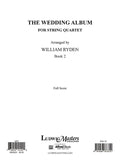 Wedding Album for String Quartet, Book 2 Cover Image
