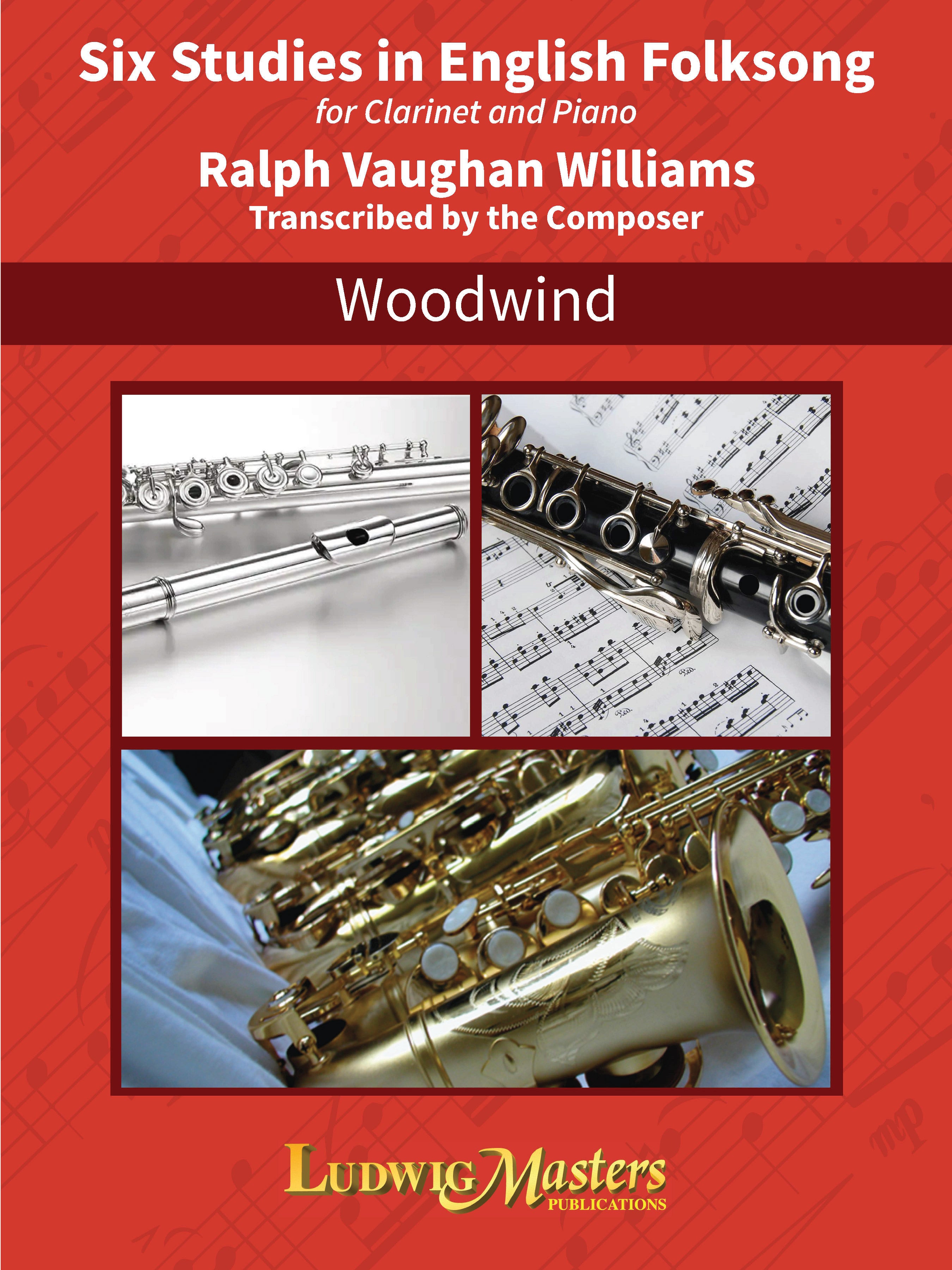 Six Studies in English Folk Song for Clarinet and Piano Cover Image