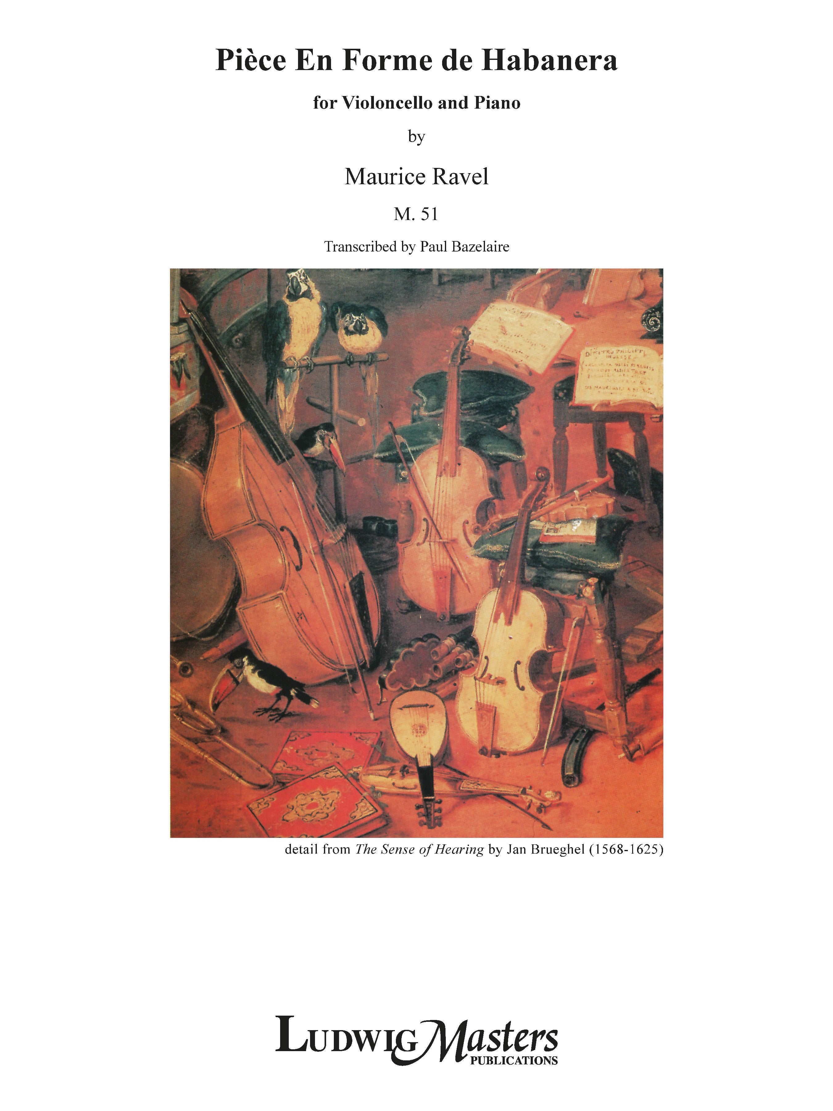 Piece en Forme de Habanera, M. 51 Cover Image